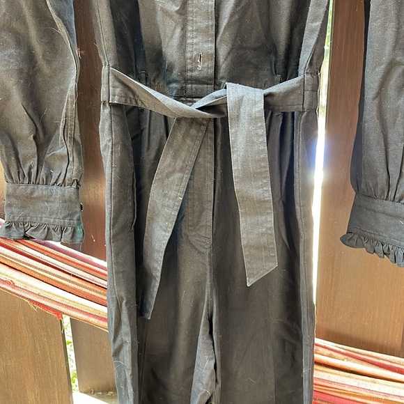 Black Vintage Cyrk it by Lou Cirkez cotton jumpsuit! SUPER COOL! Worn once! - Picture 3 of 6